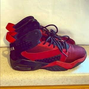 Boys red and black Jordan’s